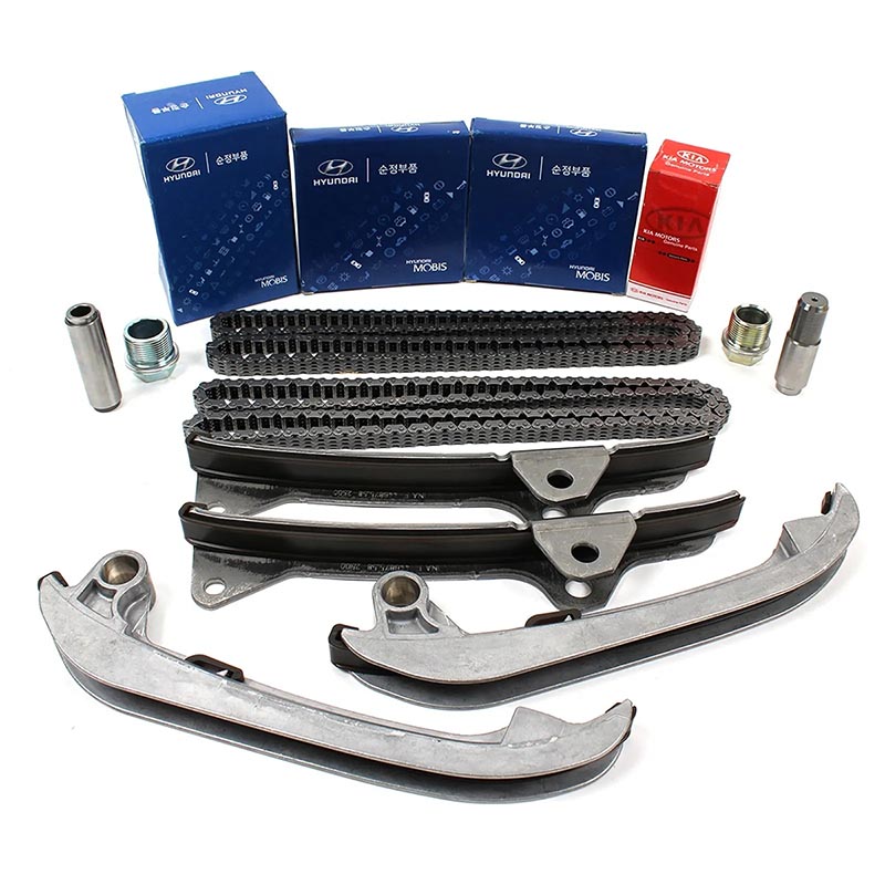 Kit de corrente de distribuição de motor GENUÍNO se encaixa em 09-12 Hyundai Equus Genesis Borrego 4.6L V8